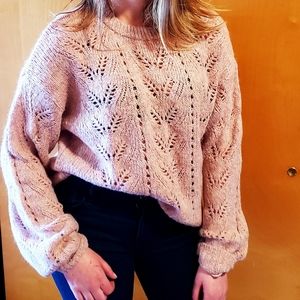American Eagle Knit Sweater, dusty rose